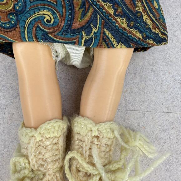 Vintage 1950's Ideal Toni Doll 14" Made in USA P-90 Brunette Nylon Hair Jointed - Picture 9 of 13